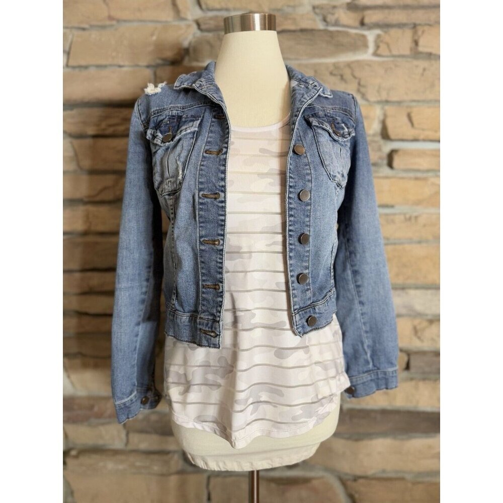 KUT From The Kloth Womens Blue Size XS Amelia Jean Jacket